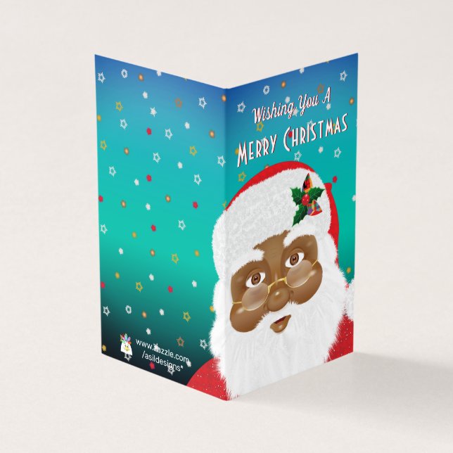 Noël du Père Noël afro-américain (Outside)