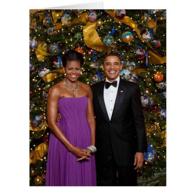 Noël du président Barack Obama et de Michelle (Devant)