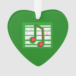 Noël du professeur de musique, Notes sur le vert