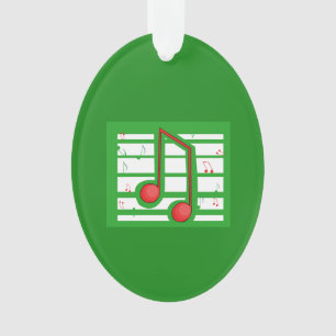 Noël du professeur de musique, Notes sur le vert