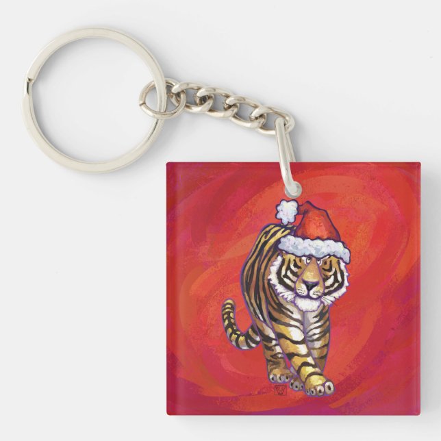 Noël du tigre en rouge (Devant)