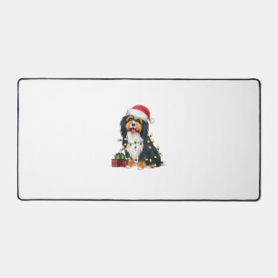 Noël Éclairage Santa Hat Havanais Chien Noël