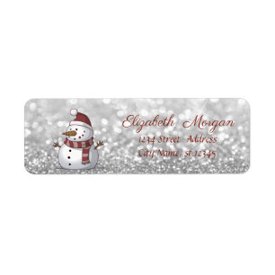 Noël élégant, Snowman, Glitterie