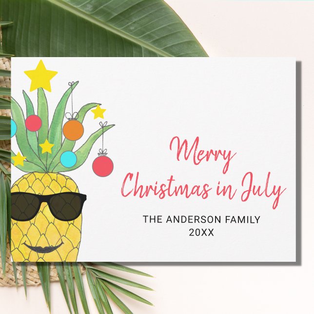 Noël en juillet Carte de vacances (Créateur téléchargé)