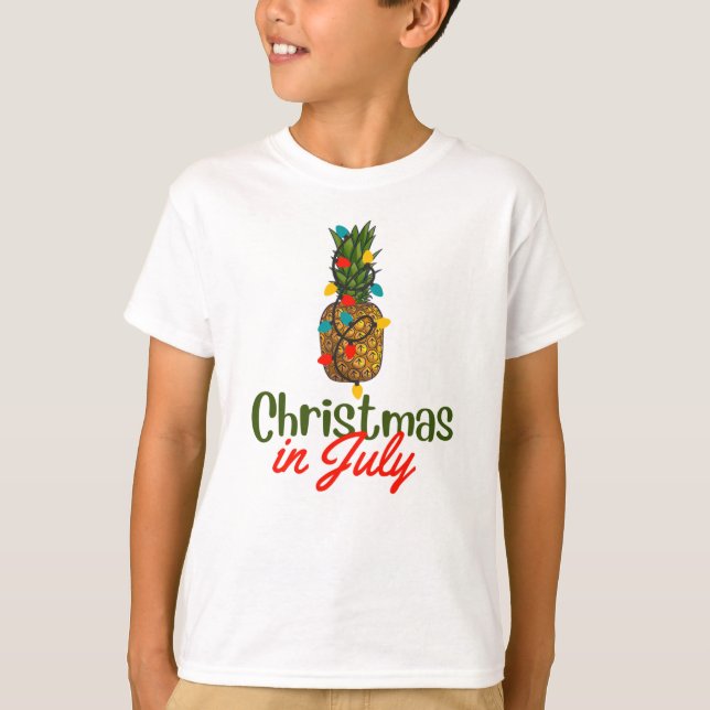 Noël En Juillet T-Shirt (Devant)
