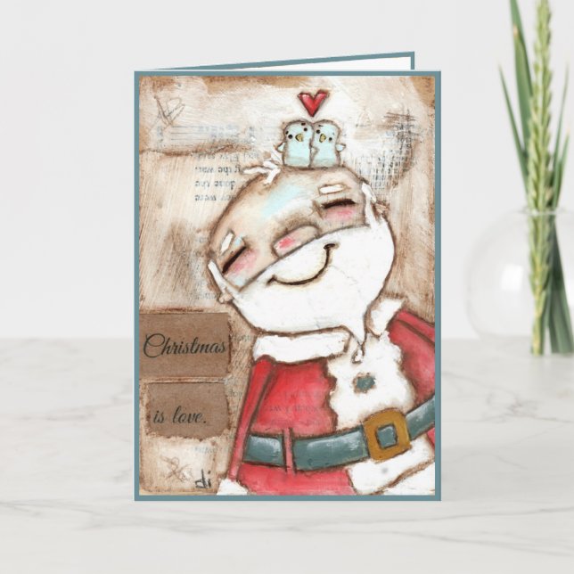 Noël est amour - Carte de Noël (Devant)