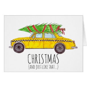 Noël et juste comme ce NY Cab