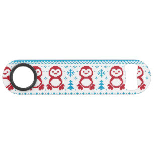 Noël et l'hiver ont tricoté le motif