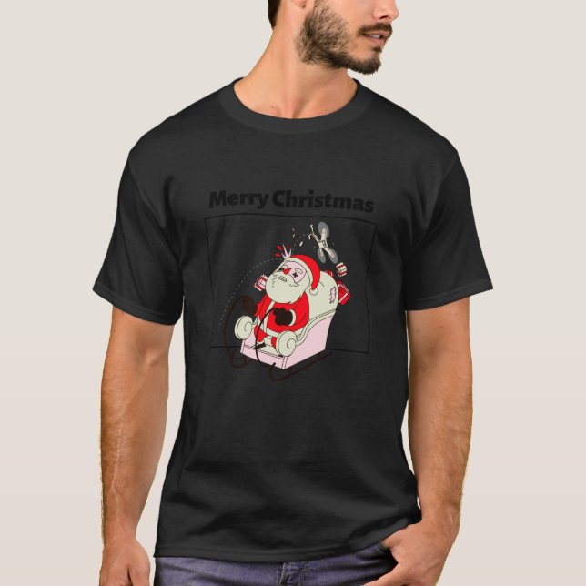 Noël Été Père Noël Magnifique T-shirt classique (Devant)