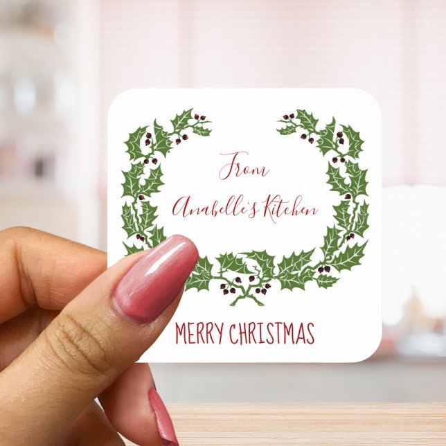 Noël  Étiquette  Cuisine de Joyeux Noël (Créateur téléchargé)