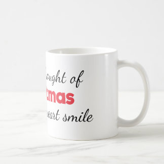 Noël fait ma tasse de sourire de coeur