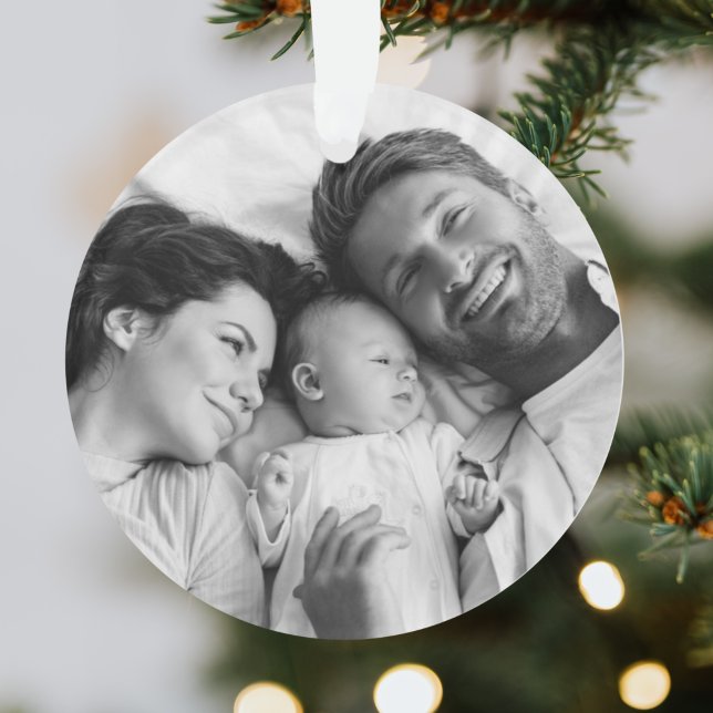 Noël familial | Photo Turquoise Turquoise moderne (Créateur téléchargé)