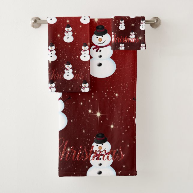 Noël Fête du Snowman Santa Hat (En situation)