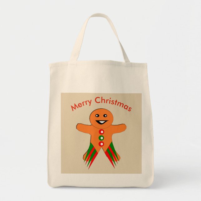 Noël fête pain d'épices Sac fourre-tout homme (Devant)