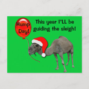 Noël Fêtes Drôle Camel Humpday Cartes