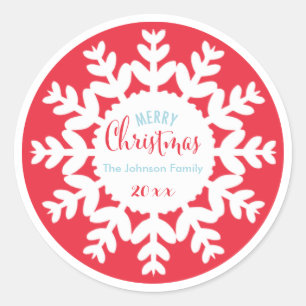Noël   Flocon de neige   autocollant