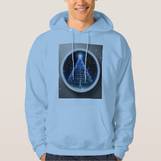 "Noël galactique : Sweat - shirt à capuche de vaca