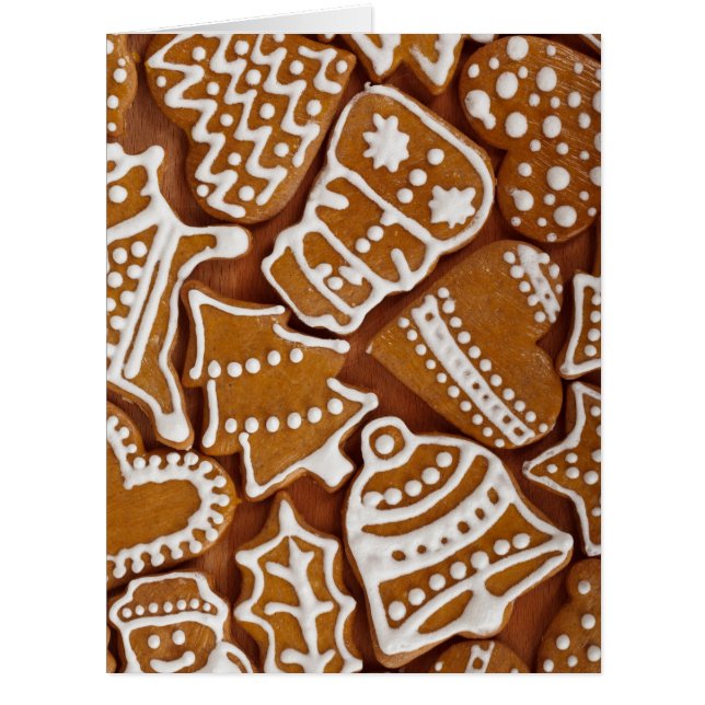 Noël Gingerbread Cookies de vacances (Devant)