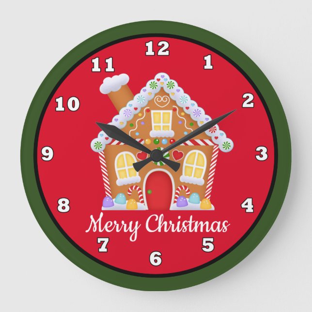 Noël Gingpain maison horloge (Recto)