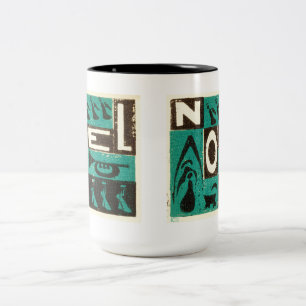 Noel Green Two-Tone Coffee Mug