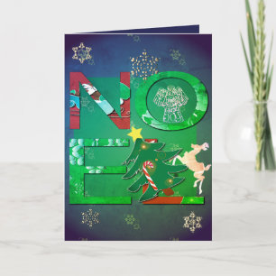 Noel Greeting Card +2 Photos