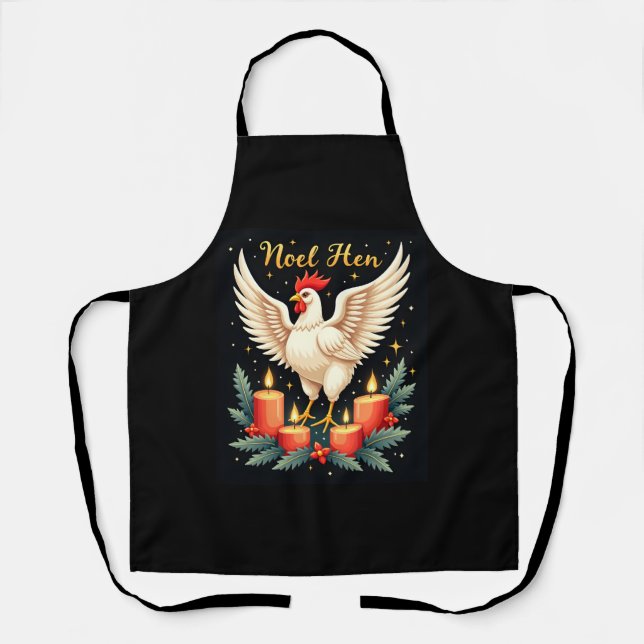 Noel Hen Chicken Apron (Front)