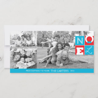NOEL Holiday 4x8 Photo Card