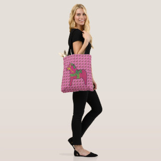 Noël Holly Dala Horse Sac fourre-tout