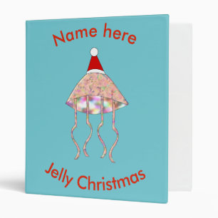 Noël Jellyfish Classeur personnalisé