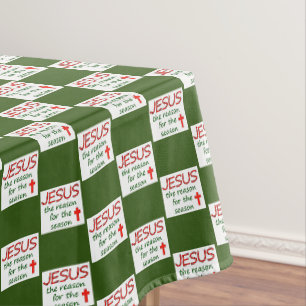 Noël Jésus Raison de la saison Nappe