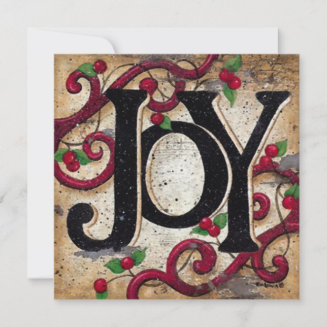 Noël Joy ~ Invitations Holiday (Devant)