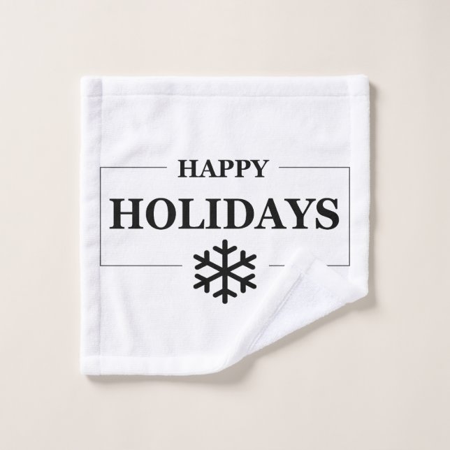 Noël Joyeux Noël Joyeux Noël (Gant de toilette)