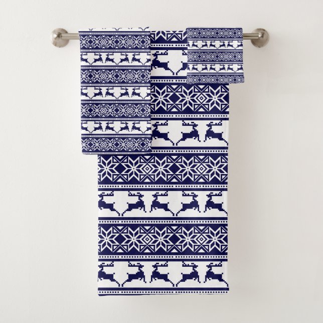 Noël, le bleu et le blanc scandinave (En situation)