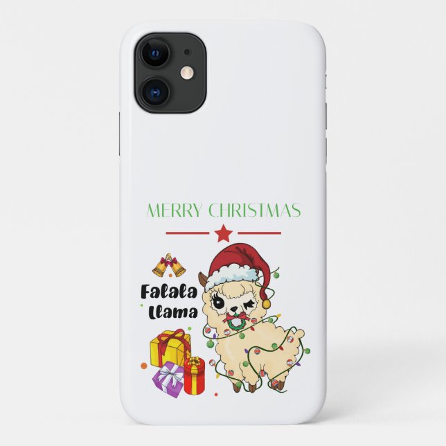 Noël Llama iPhone 11 Coque (Dos)