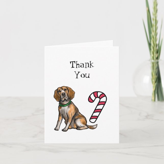Noël Merci beagle (Devant)