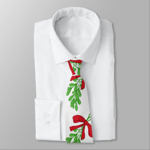 ****NOËL MISTLETOE GALORE**** CRAVATE DE NOËL