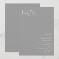 Noël moderne | Invitation à une fête de vacances e