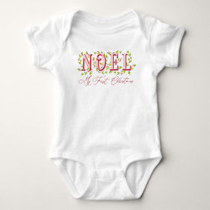 NOEL: My First Christmas - Editable Colours Baby Bodysuit