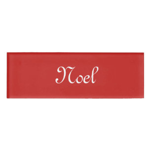 Noel Name Tag