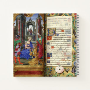 Noël Nativité Scène Renaissance Vieux livre