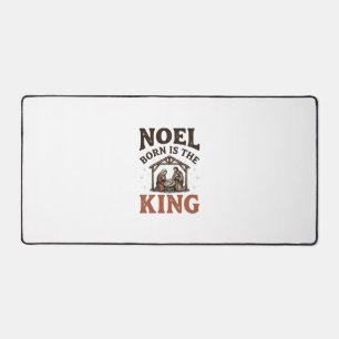 Noël Né Est le Roi Nativité Vintage Noël