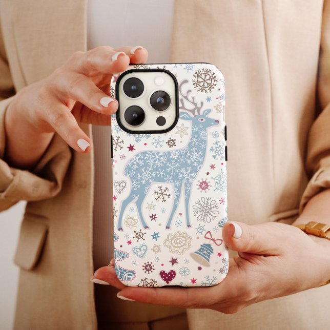 Noël Neige Flake Deer coque iphone Mate (Créateur téléchargé)