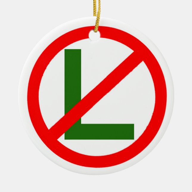 Noel No-L Christmas Ornament (Front)