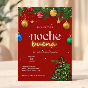 Noël Noche Buena Invitation Pasko Philippines