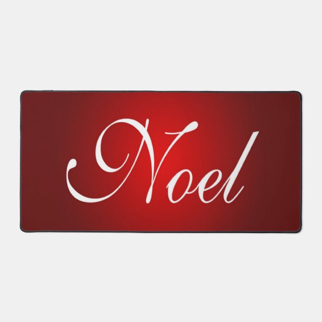Noël Noel Rouge Blanc Fête Design (Recto)