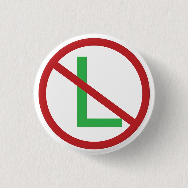 Noel NoL 1 Inch Round Button (Front)