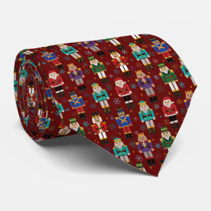 Noël Nutcracker Motif de vacances Cravate