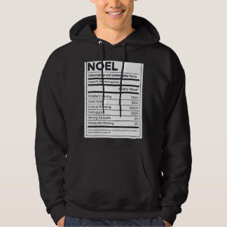 Noel Nutrition Information Problem Solving Hard Wo Hoodie