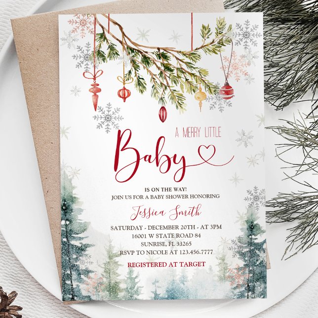 Noël Ornament Fête Invitation (Créateur téléchargé)