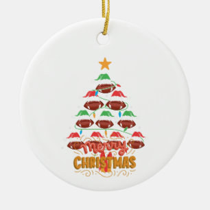 Noël, ornements Arbre de Noël Boule de Rugby 16